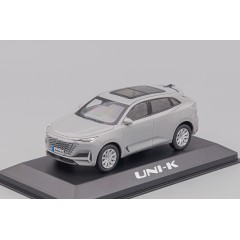 1:43 Масштабная модель CHANGAN UNI-K (2024), light grey metallic