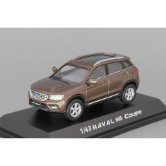1:43 Масштабная модель HAVAL H6 Coupe, brown metallic