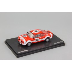 1:43 Масштабная модель Skoda 200RS (1974)  - Rallye Sumava 1975 #88 Horsak - Motal