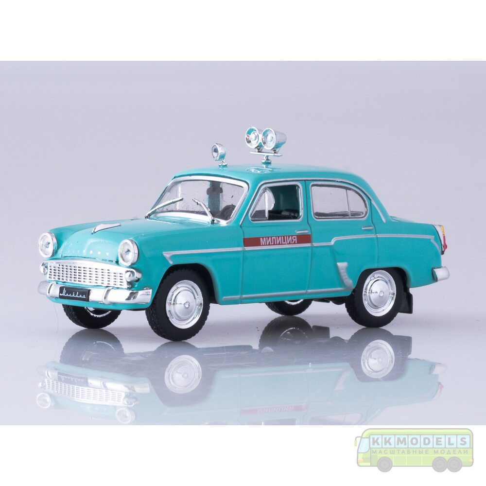1:43 Автолегенды СССР Милиция №3 - Москвич-407
