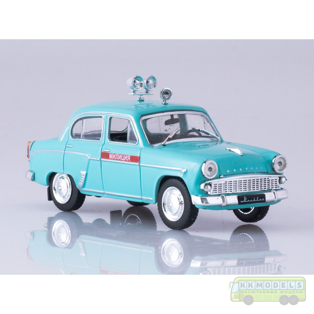 1:43 Автолегенды СССР Милиция №3 - Москвич-407