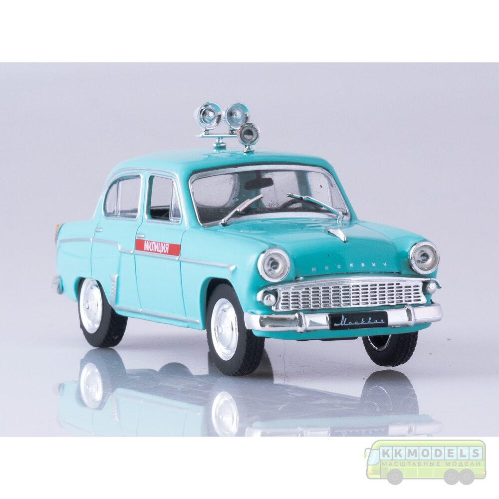 1:43 Автолегенды СССР Милиция №3 - Москвич-407