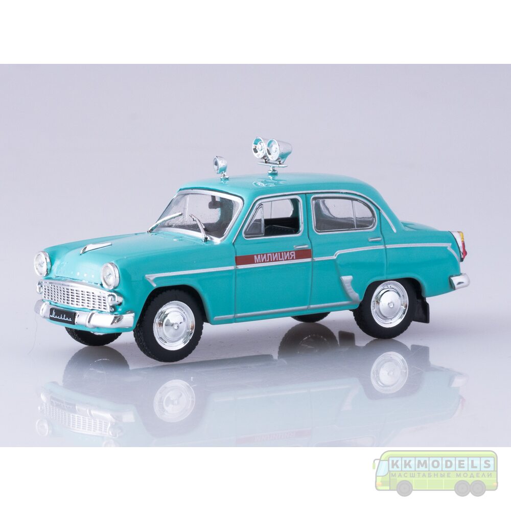 1:43 Автолегенды СССР Милиция №3 - Москвич-407