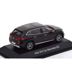 1:43 Масштабная модель MERCEDES-BENZ EQS SUV (X296) Electric Art Line 2022 Black