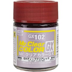 Краска 18мл  Deep Clear Red