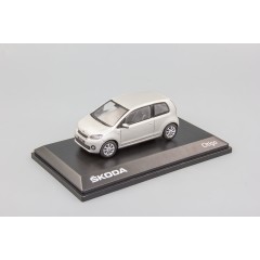1:43 Масштабная модель Skoda Citigo 3-door (2011) Leaf Silver Metallic