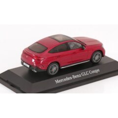 1:43 Масштабная модель MERCEDES-BENZ GLC Coupe (C254) 2023 Red Metallic
