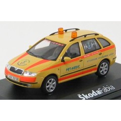 1:43 Масштабная модель Skoda Fabia Combi "Pet-Medic" 2010