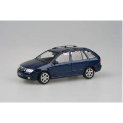 1:43 Масштабная модель Skoda Fabia Combi 2000 Deep Sea Blue Metallic