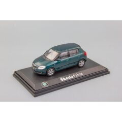 1:43 Масштабная модель Skoda Fabia II (2006) Amazonian Green Metallic