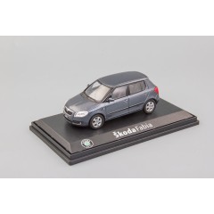 1:43 Масштабная модель Skoda Fabia II (2006) Anthracite Grey Metallic