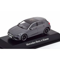 1:43 Масштабная модель MERCEDES-BENZ A-Klasse (W177) AMG Line 2018 Grey Metallic