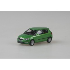 1:43 Масштабная модель Skoda Fabia II (facelift) 2012 Rallye Green Metallic
