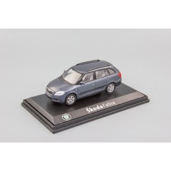 1:43 Масштабная модель Skoda Fabia II Combi (2007) Anthracite Grey Metallic
