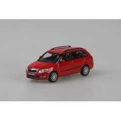 1:43 Масштабная модель Skoda Fabia II Combi (facelift 2010) Red Corrida Uni