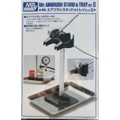 Аэрография  Подставка для аэрографа Mr.Airbrush Stand & Tray Set II