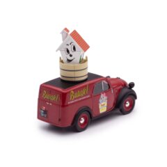 1:43 Масштабная модель FIAT 500 Furgoncino Butasol 1949 красный с черным