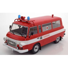 1:18 Масштабная модель BARKAS B1000 Bus "Feuerwehr Ambulance"(пожарная скорая медицинская помощь) 1965