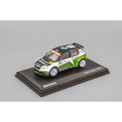 1:43 Масштабная модель Skoda Fabia II FL S2000 (2010) Rally Islas Canarias 2012 #2 Kopecky - Dresler
