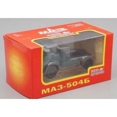 1:43 Масштабная модель МАЗ-504Б седельный тягач, т.зеленый