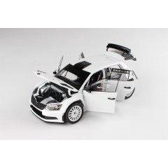 1:18 Масштабная модель Skoda Fabia III R5 (2015)  - White