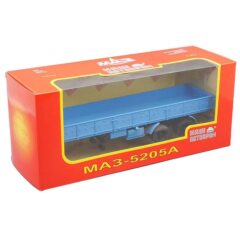 1:43 Масштабная модель МАЗ 5205А полуприцеп, синий