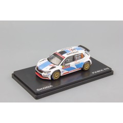 1:43 Масштабная модель Skoda Fabia III R5 (2015) Rallye Monte-Carlo 2017 #32 Kopecky - Dresler