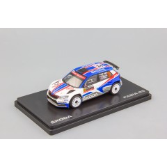 1:43 Масштабная модель Skoda Fabia III R5 (2015) Rallye Monte-Carlo 2018 #32 Kopecky - Dresler