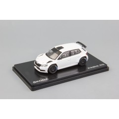 1:43 Масштабная модель Skoda Fabia III R5 (2015) White