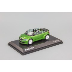 1:43 Масштабная модель Skoda Fabia RS2000 Concept Car 2011 Rally Green Metallic