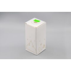 Ёлочная игрушка "Москвич 01" салатовый с белой крышей