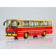 1:43 Масштабная модель Автобус Икарус-260, жёлто-красный
