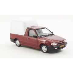 1:43 Масштабная модель Skoda Felicia Pick-up 1996 Romantic Red
