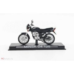 1:24 Наши мотоциклы №83 - Minsk D4125