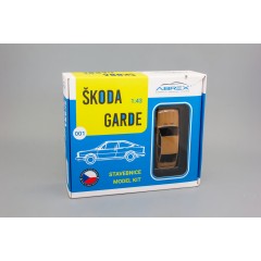 1:43 Сборная модель Skoda Garde (1982)  - Bronze Metallic - Model Kit