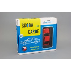 1:43 Сборная модель Skoda Garde (1982)  - Rosehip Red - Model Kit