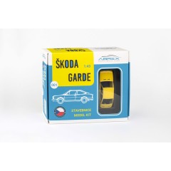 1:43 Сборная модель Skoda Garde (1982)  - Solar Yellow - Model Kit