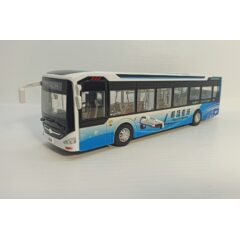 1:42 Масштабная модель Электробус Zhong Tong, бело-голубой