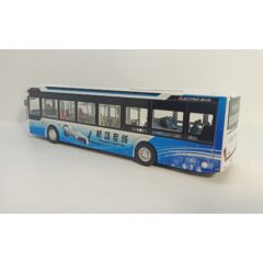 1:42 Масштабная модель Электробус Zhong Tong, бело-голубой