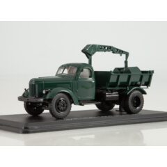 1:43 Масштабная модель ЗИЛ-ММЗ-585Л с функциональным гидрокраном ЛЗАП-40