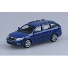 1:43 Масштабная модель Skoda Octavia Combi (facelift 2008) blue dynamic uni