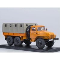 (Уценка!) 1:43 Масштабная модель 375Д бортовой с тентом (оранжевый)