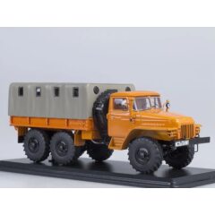 (Уценка!) 1:43 Масштабная модель 375Д бортовой с тентом (оранжевый)