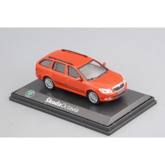1:43 Масштабная модель Skoda Octavia Combi (facelift) 2008 Tangerine Orange Metallic