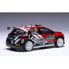 1:43 Масштабная модель CITROEN C3 Rally2 #21 "AEC-DG Sport Competition" Грязин/Александров 10 место Rally Monte Carlo 2024