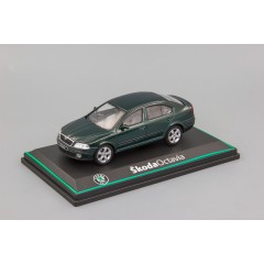 1:43 Масштабная модель Skoda Octavia II (2004) Green Natur Metallic