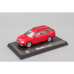 1:43 Масштабная модель Skoda Octavia II Combi (2004) Corrida Red Uni
