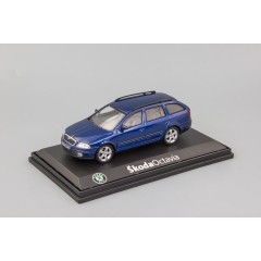 1:43 Масштабная модель Skoda Octavia II Combi (2004) Deep Sea Blue Metallic