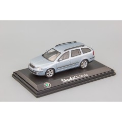 1:43 Масштабная модель Skoda Octavia II Combi (2004) Grey Stone Metallic