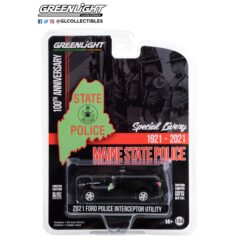 1:64 Масштабная модель FORD Police Interceptor Utility "Maine State Police 100th Anniversary" 2021